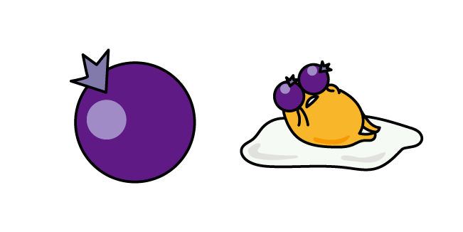 Gudetama and Blueberry курсор