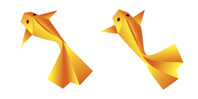 Origami Goldfish Cursor