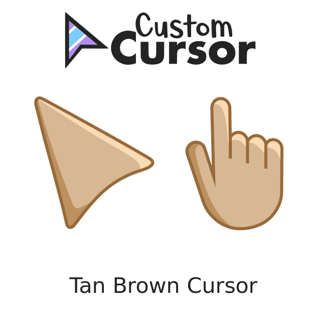 Tan Brown курсор пак Custom Cursor