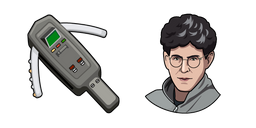 Ghostbusters Egon Spengler and P.K.E. Meter Cursor