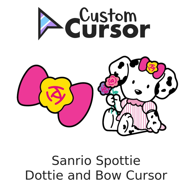 Sanrio Spottie Dottie and Bow cursor – Custom Cursor