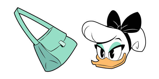 DuckTales Daisy Duck and Handbag Cursor