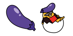 Курсор Gudetama Cool Eggplant