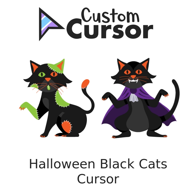 Halloween Black Cats Cursor Custom Cursor 