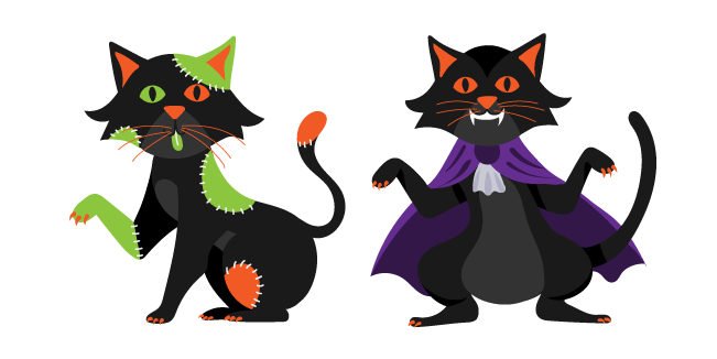 Halloween Black Cats Cursor