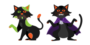 Halloween Black Cats Cursor