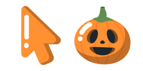 Minimal Halloween Pumpkin  Cursor