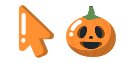 Minimal Halloween Pumpkin  Cursor