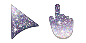 Pastel Gray Glitter Cursor