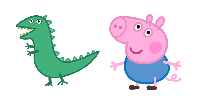 Peppa Pig George et Mr. Dinosaur Cursor