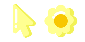 Minimal Yellow Chamomile Cursor