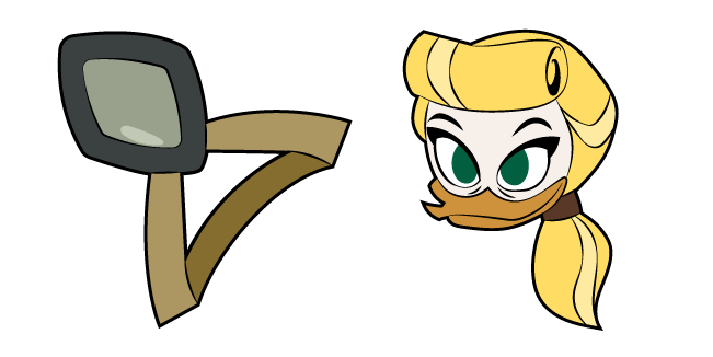 DuckTales Goldie O'Gilt and Necklace Cursor